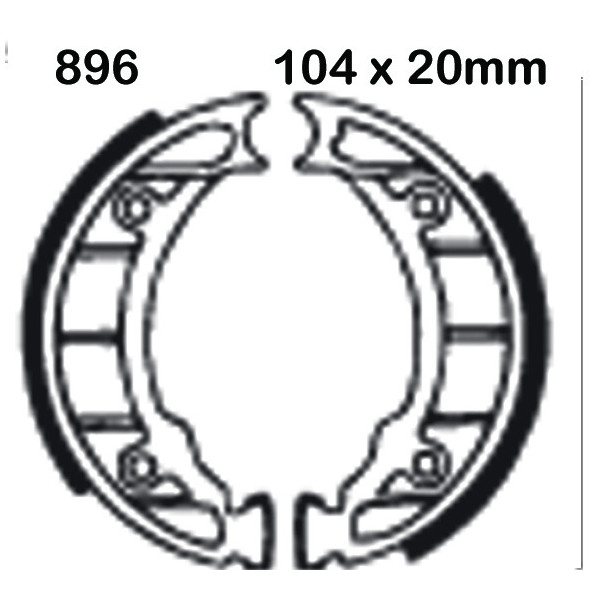 EBC EBC Brake Shoes 893